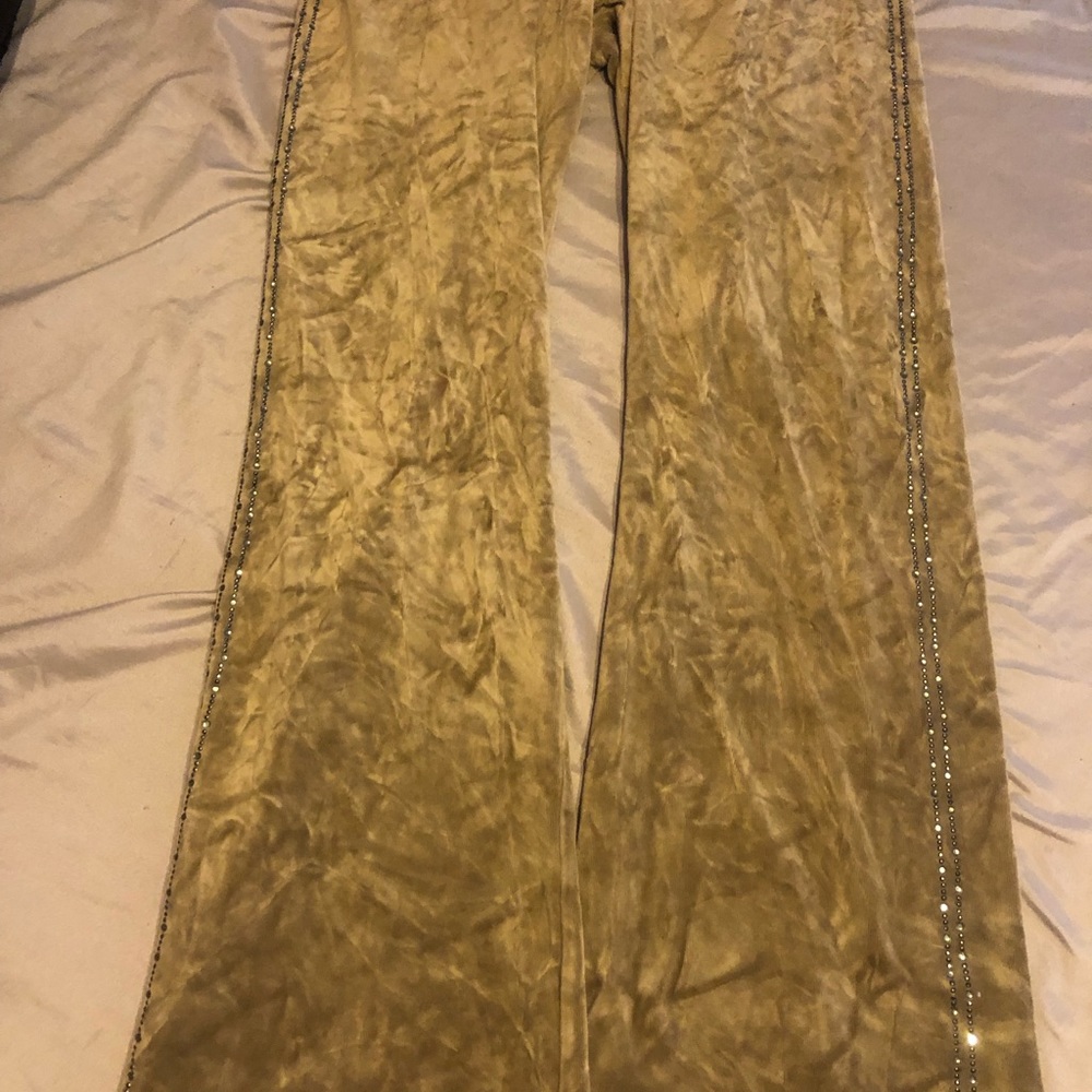 Express velour pants